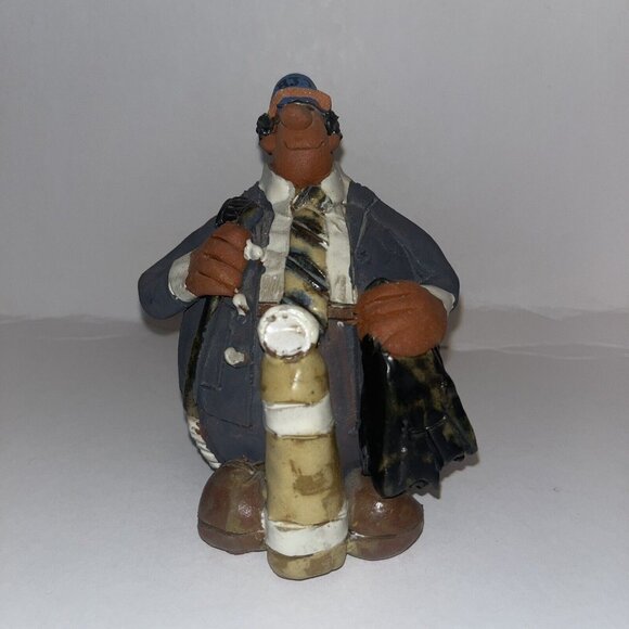 Sara Meadows Other - Sara Meadows Original Vintage Golfer Golf Balloon People Signed 1992 BJT on hat